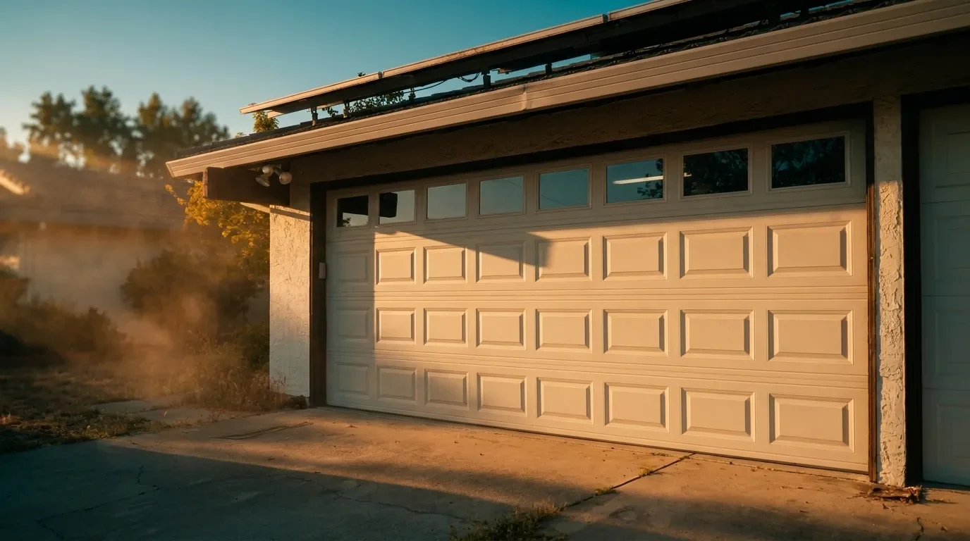What Valley Dust Does to a Garage Door